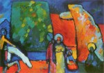 Kandinsky Wassily; Improvisation 2 (Trauermarsch) , 1909